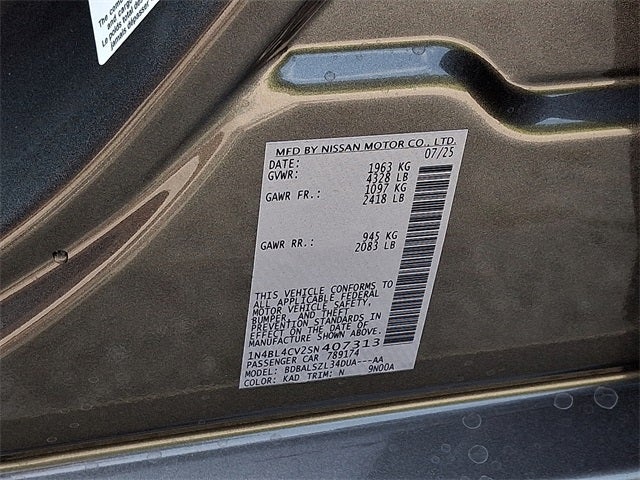 2025 Nissan Altima 2.5 SR