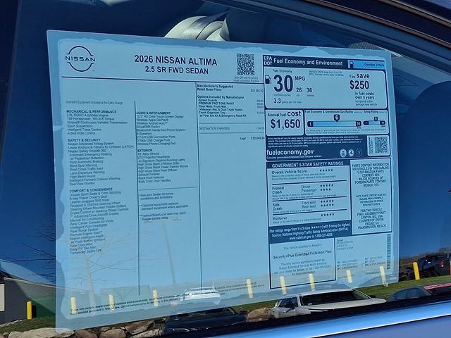 2026 Nissan Altima 2.5 SR