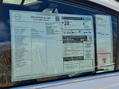 2025 Nissan Altima 2.5 SV