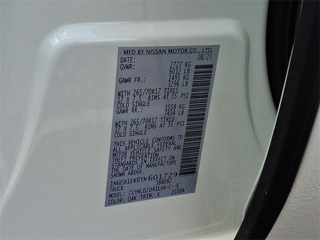 2026 Nissan Frontier PRO-4X