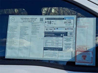 2026 Nissan Frontier PRO-4X