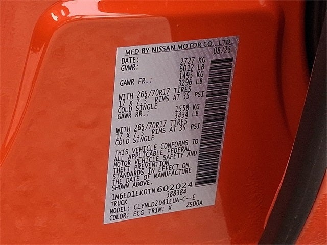 2026 Nissan Frontier PRO-4X