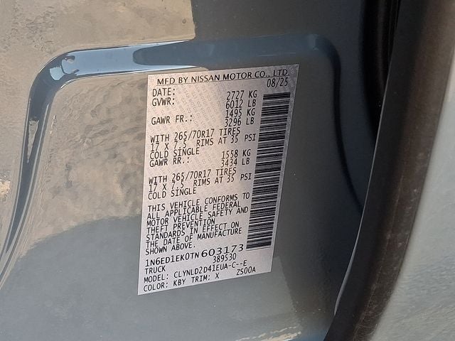 2026 Nissan Frontier PRO-4X