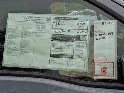 2025 Nissan Frontier PRO-4X