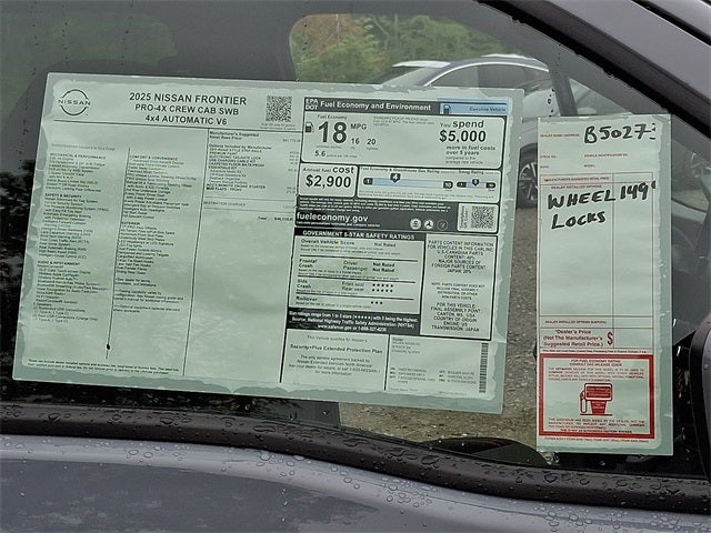 2025 Nissan Frontier PRO-4X