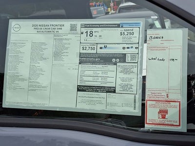 2026 Nissan Frontier PRO-4X