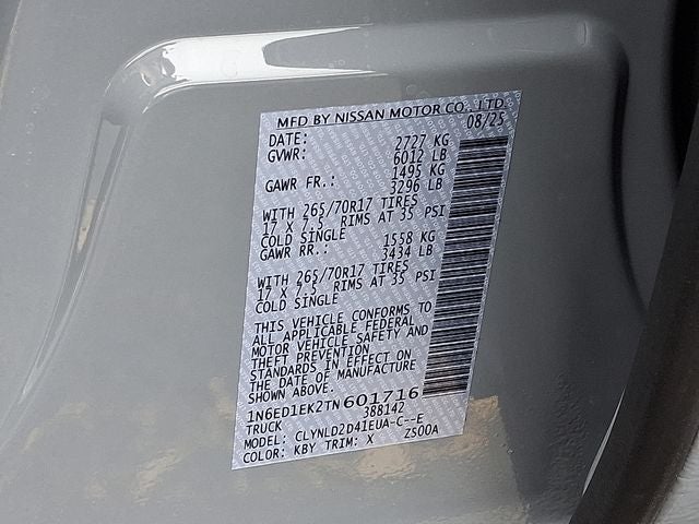 2026 Nissan Frontier PRO-4X