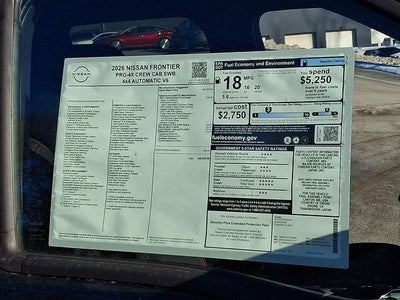 2026 Nissan Frontier PRO-4X