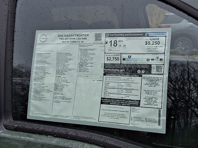 2026 Nissan Frontier PRO-4X