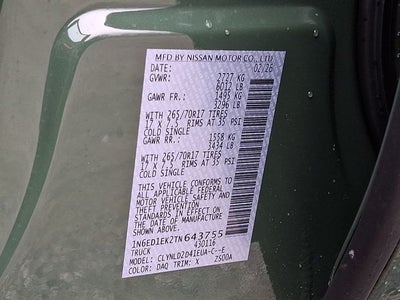 2026 Nissan Frontier PRO-4X