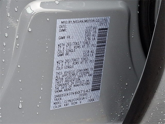 2026 Nissan Frontier PRO-4X