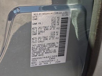 2026 Nissan Frontier PRO-4X
