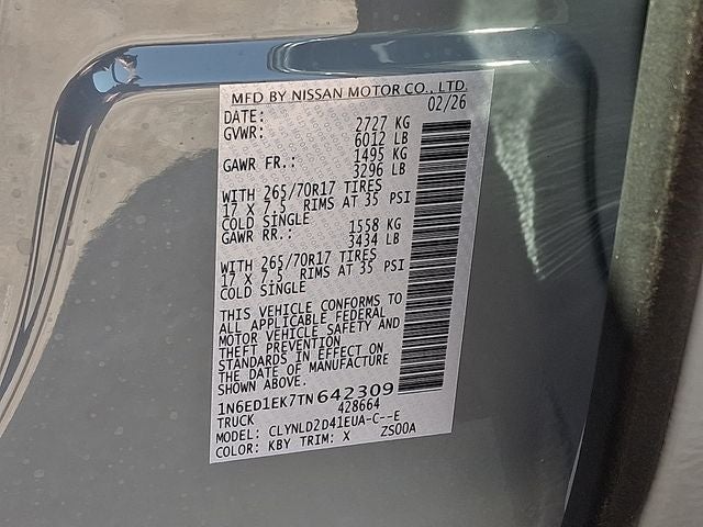 2026 Nissan Frontier PRO-4X