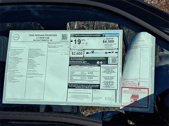 2026 Nissan Frontier S