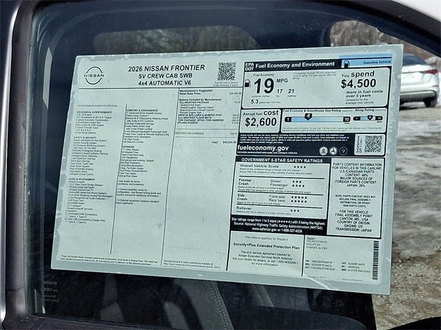 2026 Nissan Frontier SV