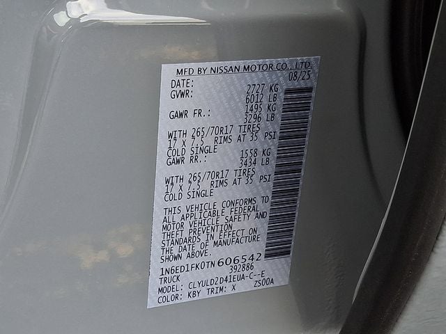 2026 Nissan Frontier PRO-4X