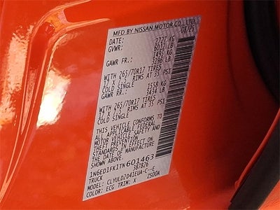 2026 Nissan Frontier PRO-4X