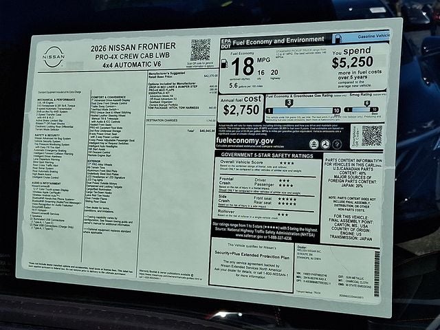 2026 Nissan Frontier PRO-4X