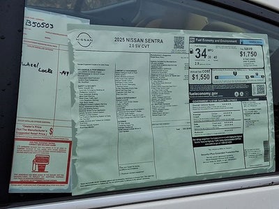 2025 Nissan Sentra SV