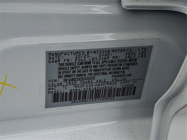 2025 Nissan Sentra SV