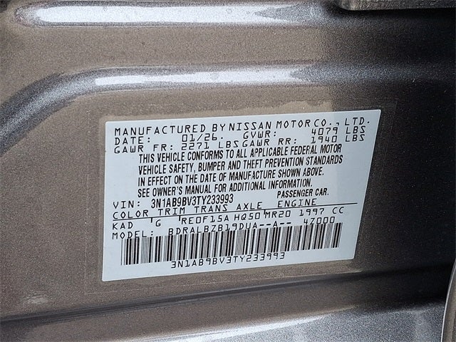 2026 Nissan Sentra S