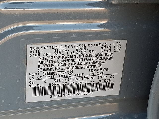 2026 Nissan Sentra SV