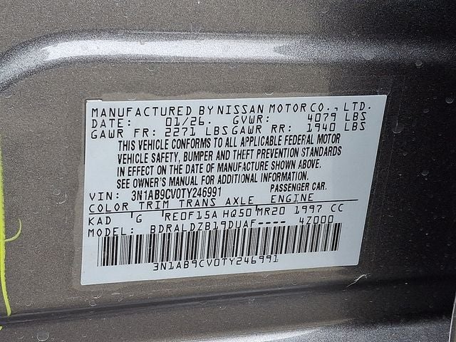 2026 Nissan Sentra SV