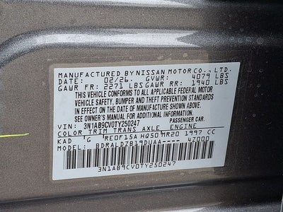 2026 Nissan Sentra SV