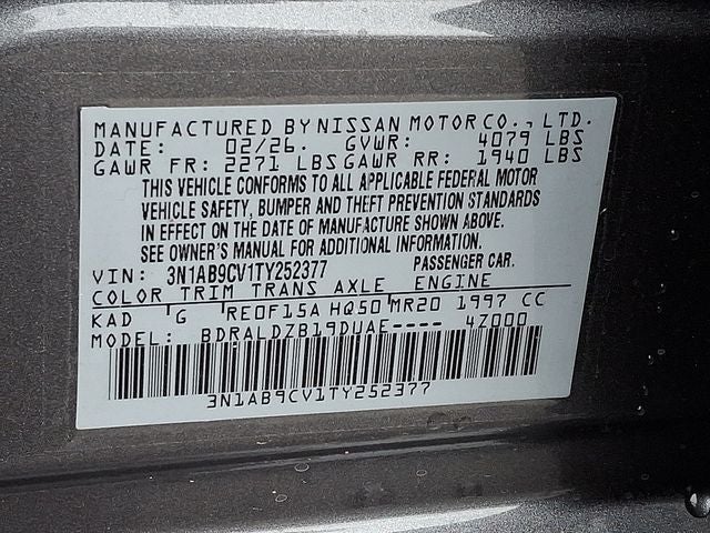 2026 Nissan Sentra SV