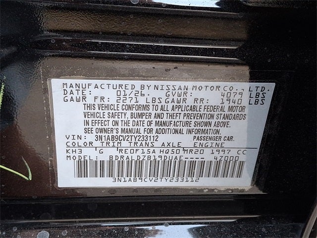 2026 Nissan Sentra SV