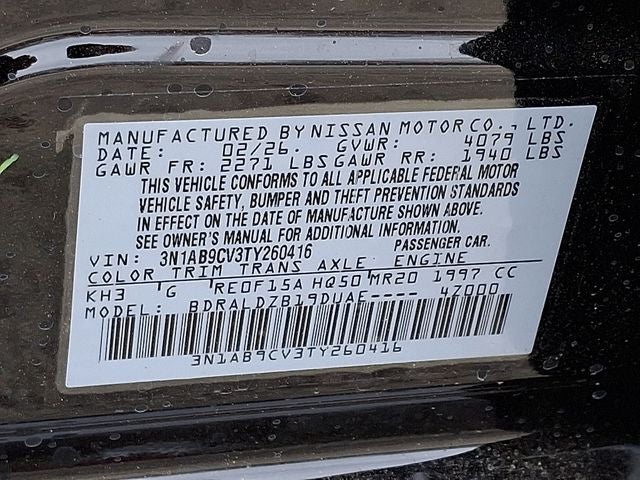 2026 Nissan Sentra SV