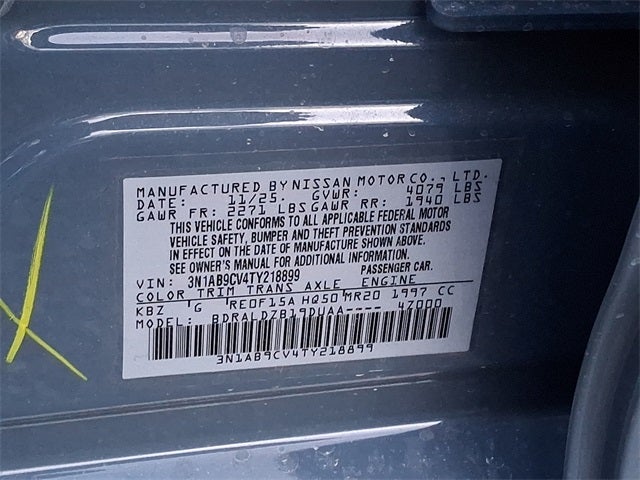 2026 Nissan Sentra SV