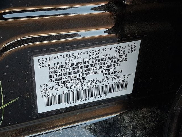 2026 Nissan Sentra SV