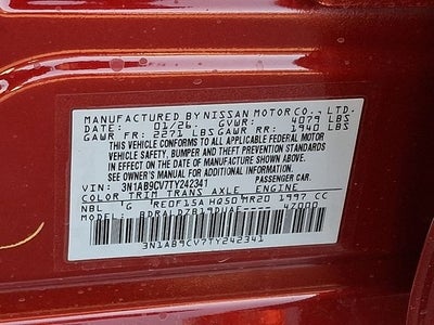 2026 Nissan Sentra SV