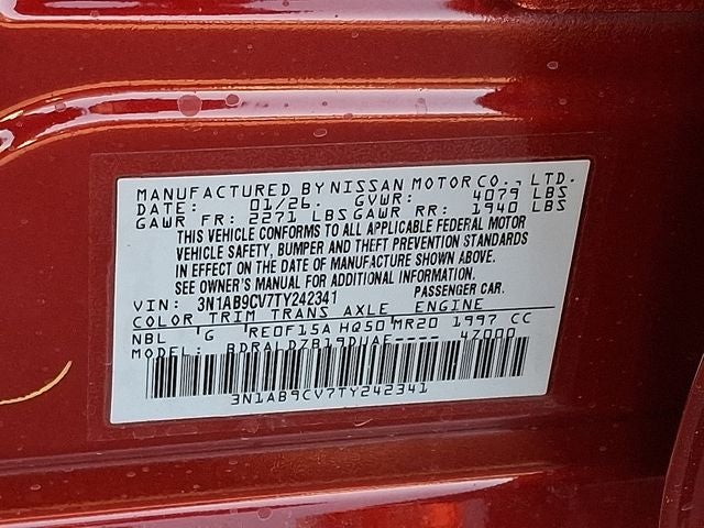 2026 Nissan Sentra SV