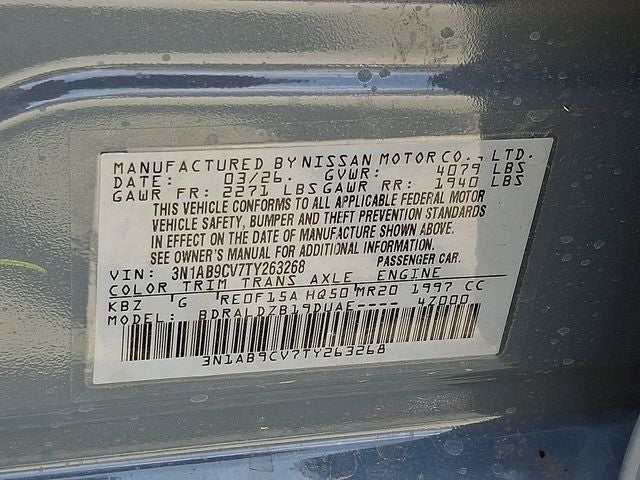 2026 Nissan Sentra SV