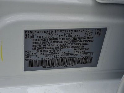 2026 Nissan Sentra SV
