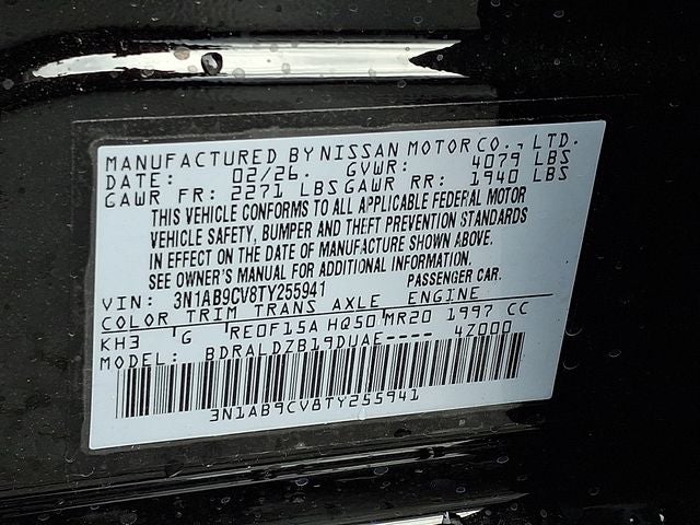 2026 Nissan Sentra SV