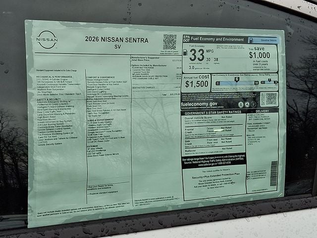 2026 Nissan Sentra SV