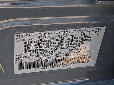 2026 Nissan Sentra SV