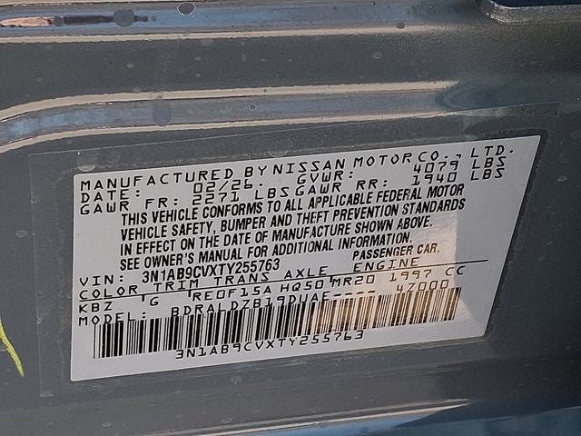 2026 Nissan Sentra SV