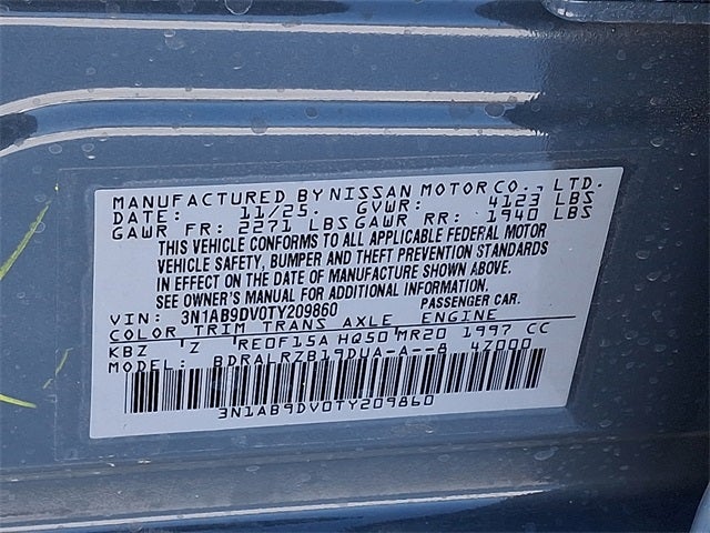 2026 Nissan Sentra SR