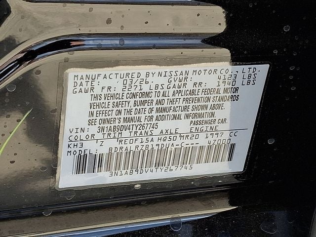 2026 Nissan Sentra SR