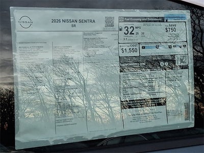 2026 Nissan Sentra SR