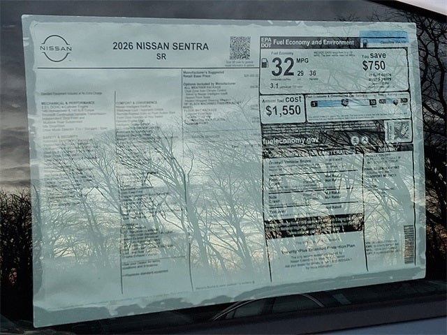 2026 Nissan Sentra SR