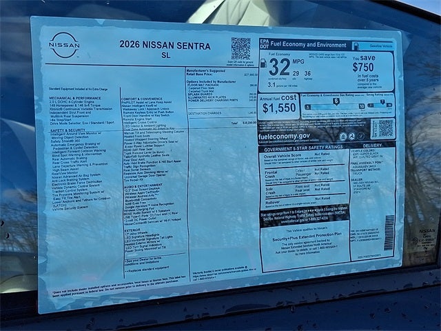 2026 Nissan Sentra SL