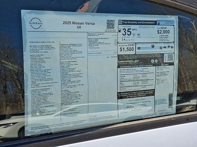 2025 Nissan Versa 1.6 SR