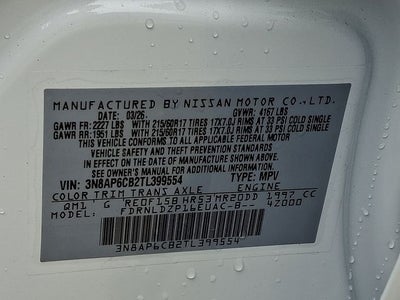 2026 Nissan Kicks SV