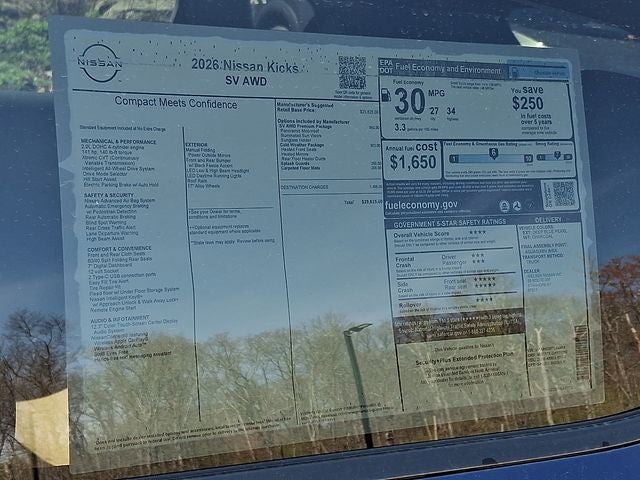 2026 Nissan Kicks SV