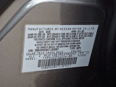 2026 Nissan Kicks SR